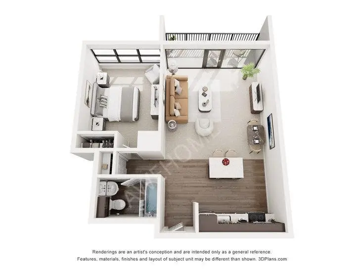 俄勒岡州租房Harrison Tower Apartment Homes 1047A