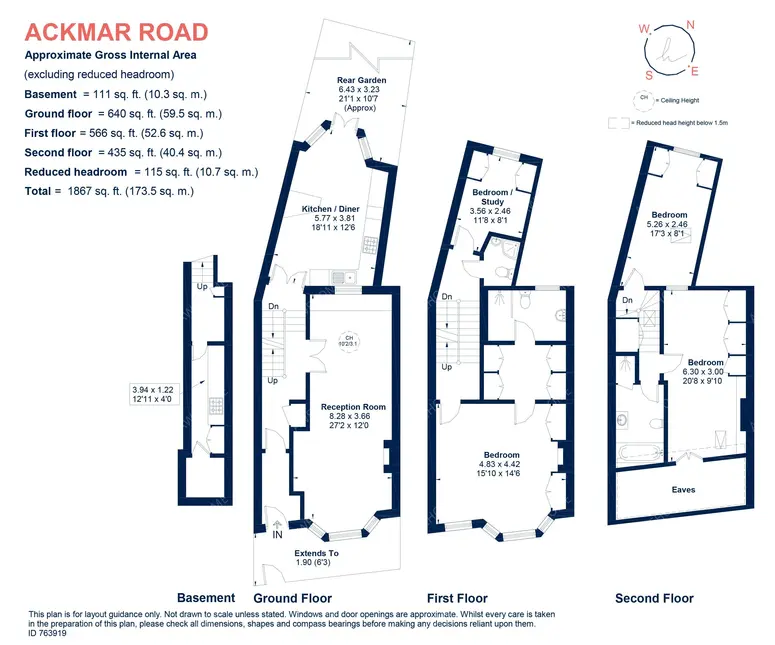倫敦租房Ackmar Road 4B