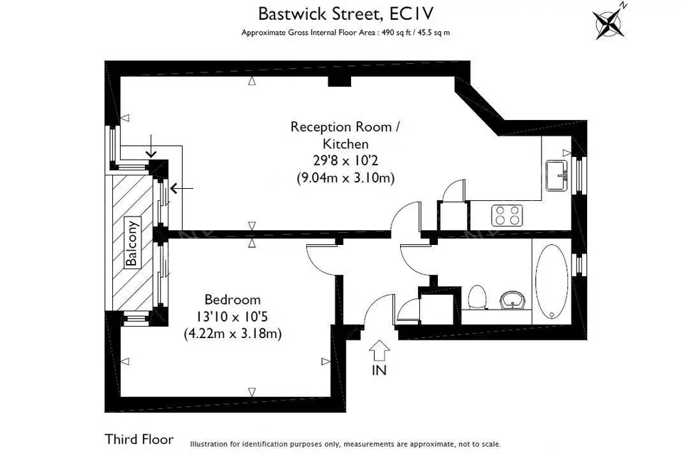倫敦租房Bastwick Street 1B