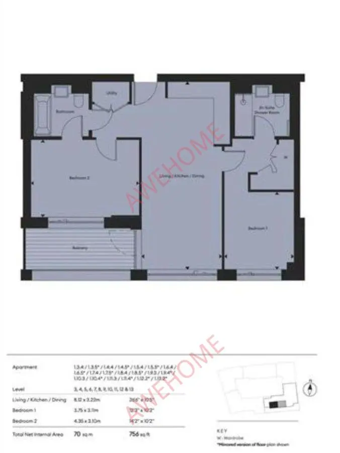 倫敦租房Phoenix Court 2B