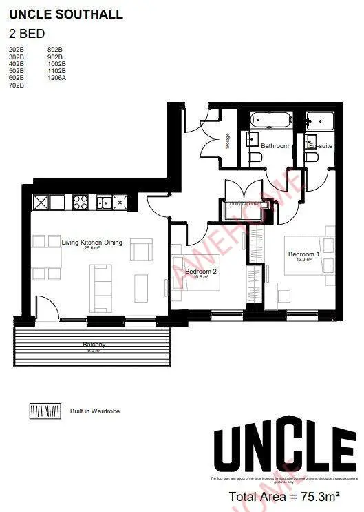 倫敦租房UNCLE Southall 2B