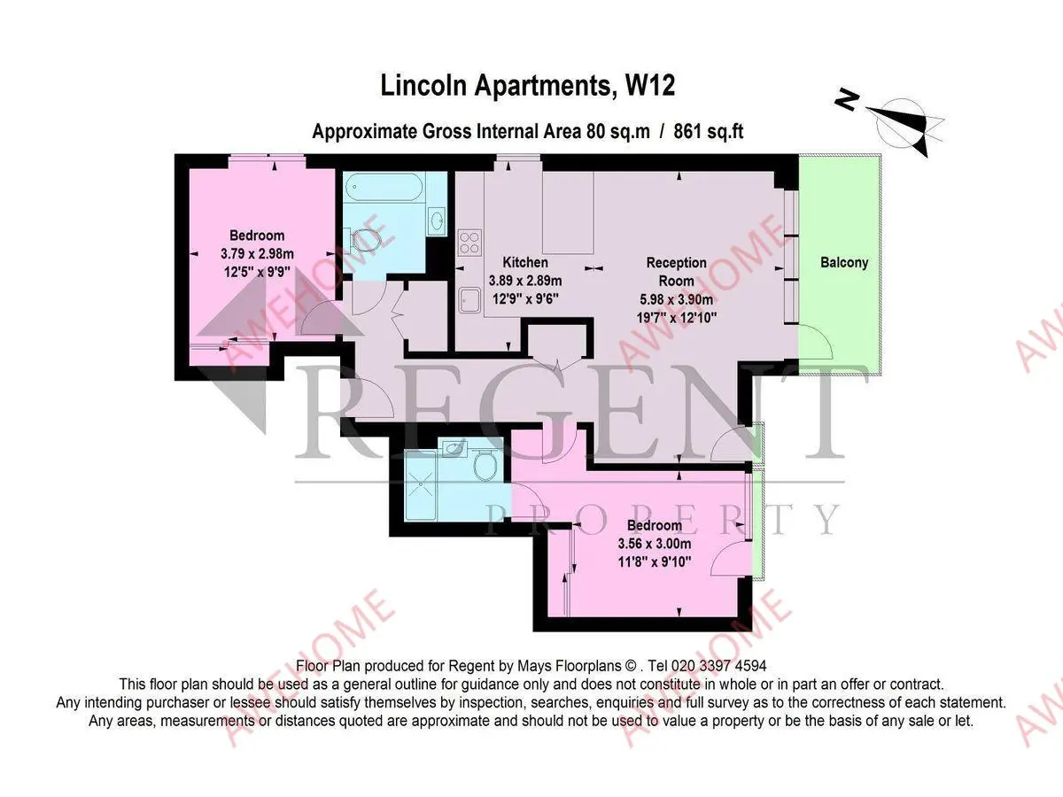 倫敦租房Lincoln Apartments 2B