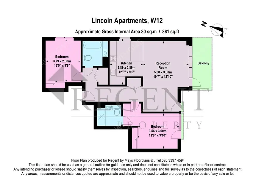 倫敦租房Lincoln Apartments 2B