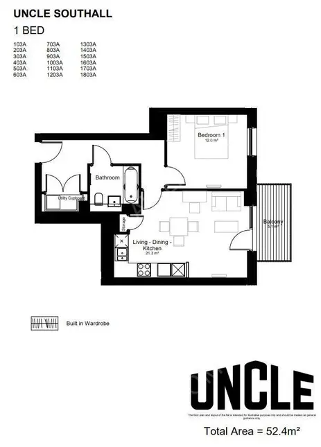 倫敦租房UNCLE Southall 1B