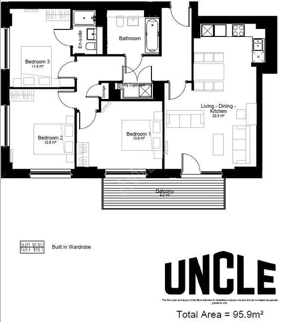倫敦租房UNCLE Southall 3B