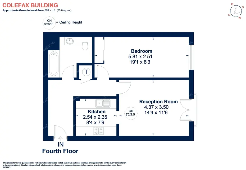 倫敦租房Plumbers Row 1B