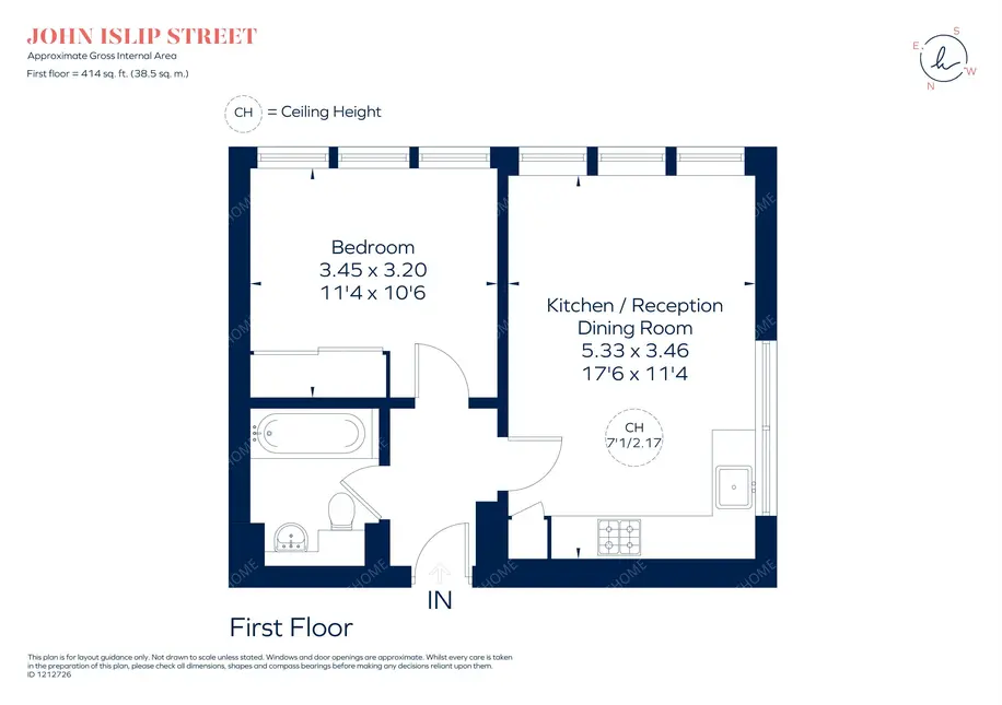 倫敦租房John Islip Street 1B