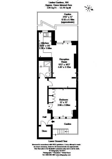 倫敦租房Linden Gardens 1B
