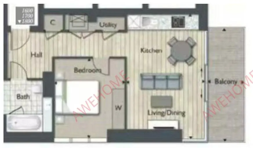 倫敦租房Meranti House 1B