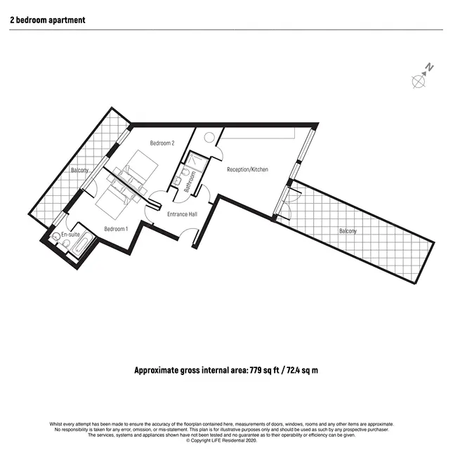 倫敦租房Langan House 2B