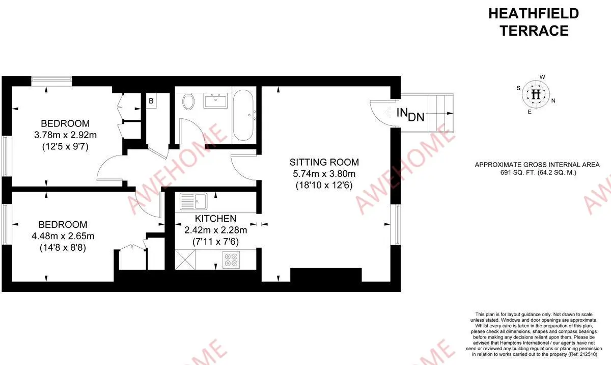 倫敦租房Heathfield Terrace 2B