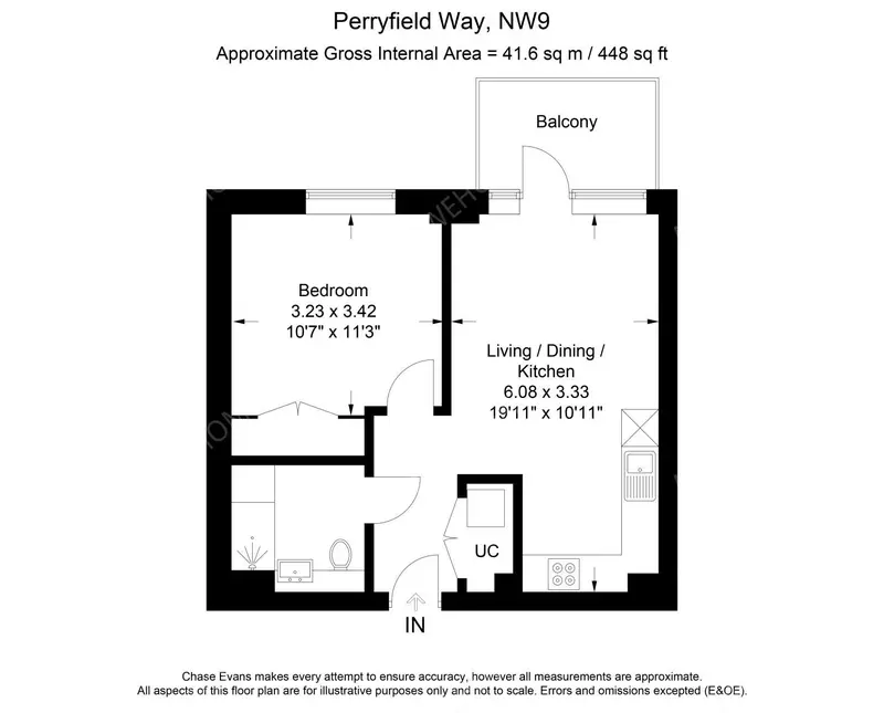 倫敦租房Perryfield Way 1B