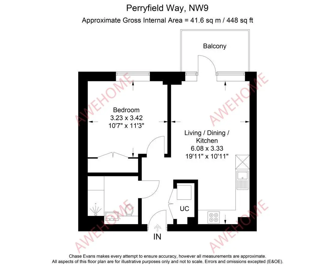 倫敦租房Perryfield Way 1B