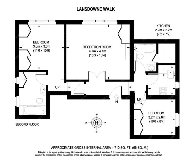 倫敦租房Lansdowne Walk 2B
