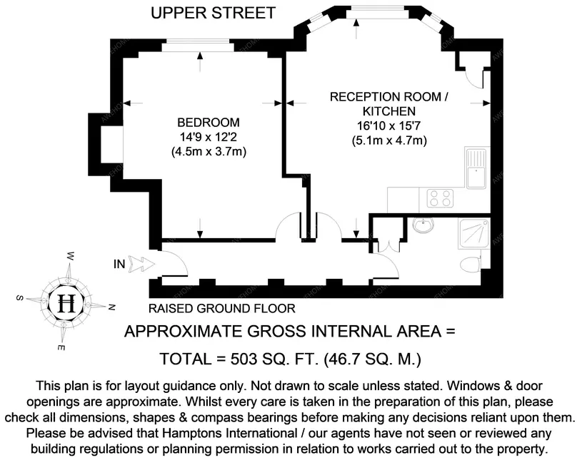 倫敦租房Upper Street 1B