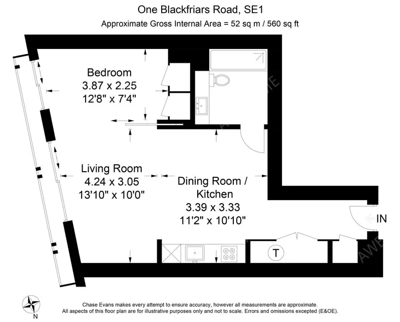 倫敦租房Blackfriars Road 1B