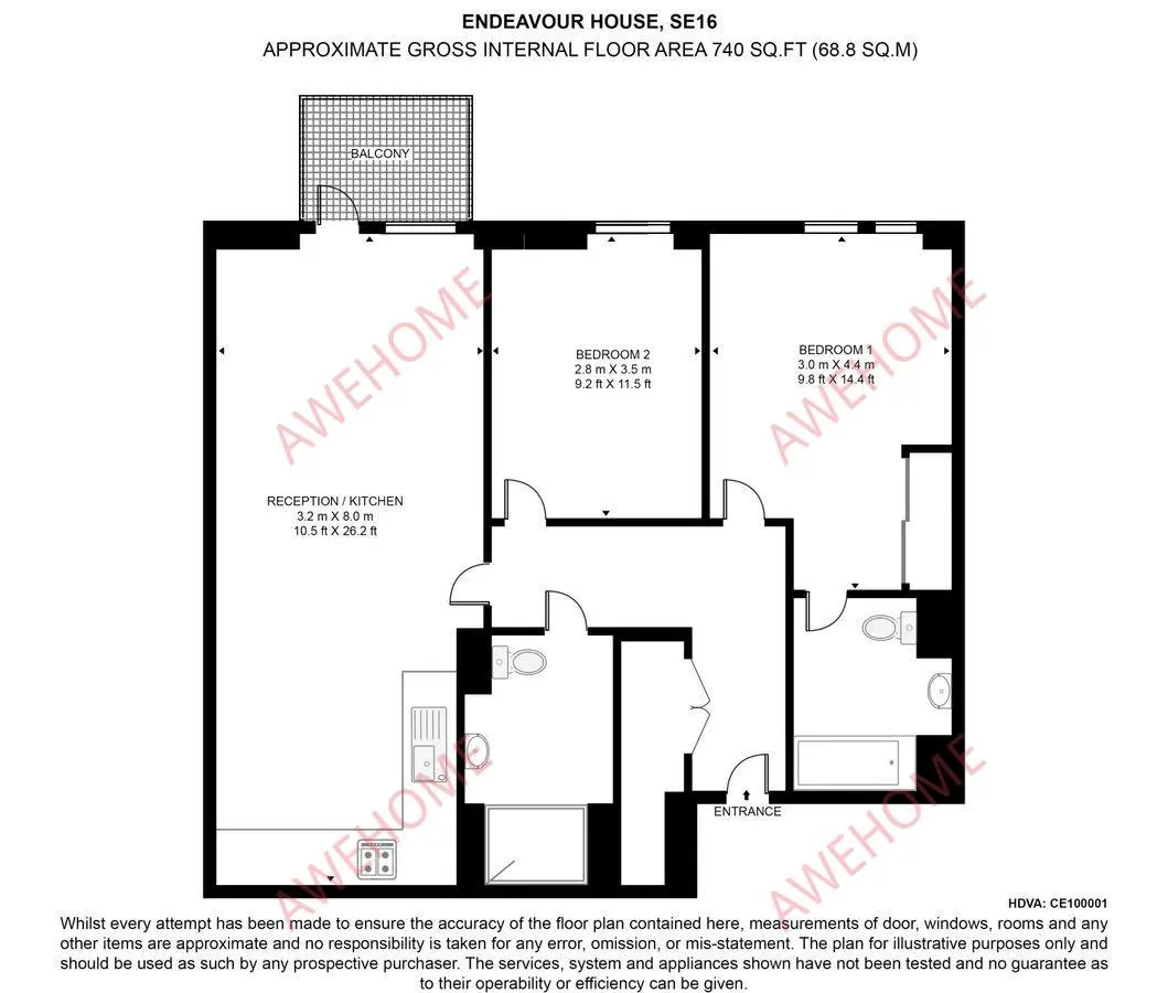 倫敦租房Endeavour House 2B