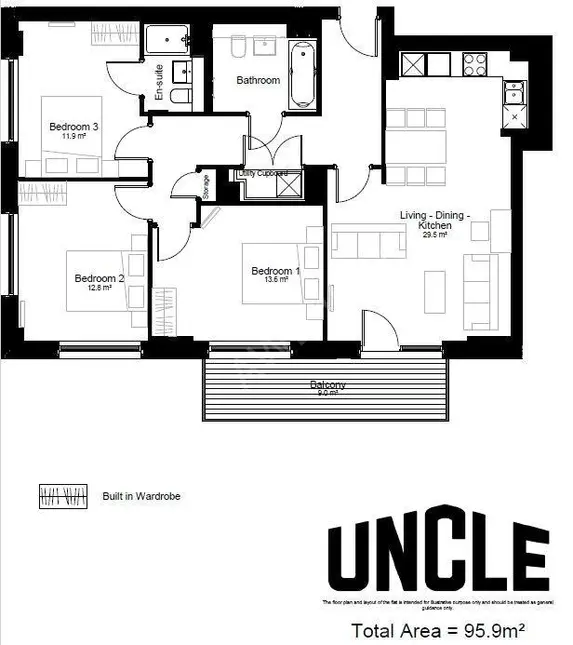 倫敦租房UNCLE Southall 3B