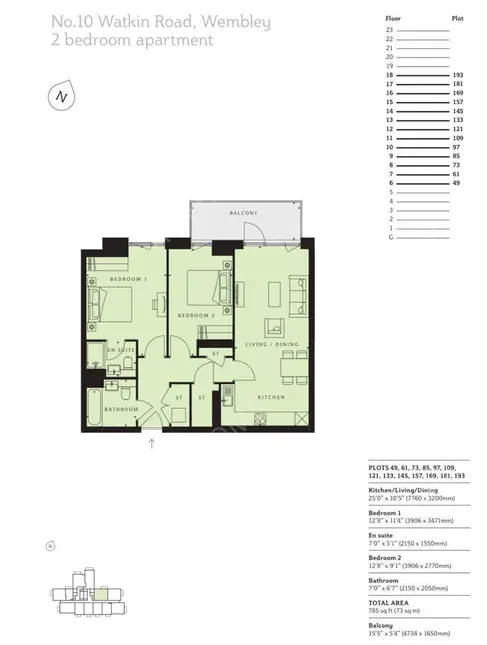倫敦租房No10 Watkin Road 2B