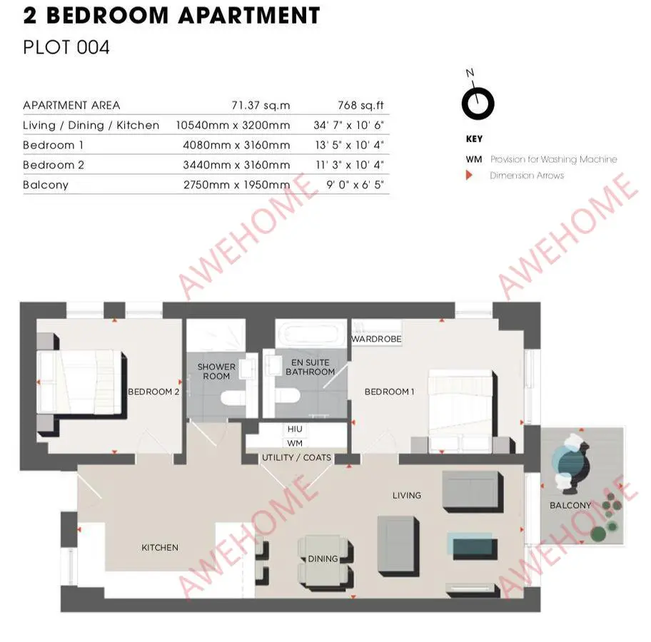 倫敦租房Barracks Court 2B