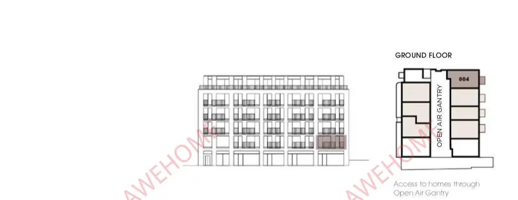 倫敦租房Barracks Court 2B