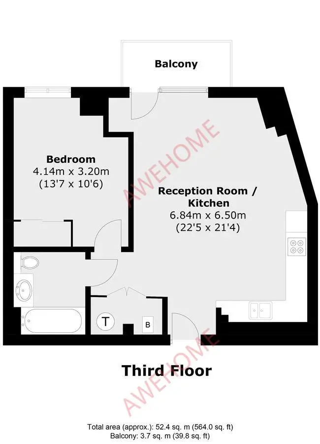 倫敦租房151 Tower Bridge Road 1B