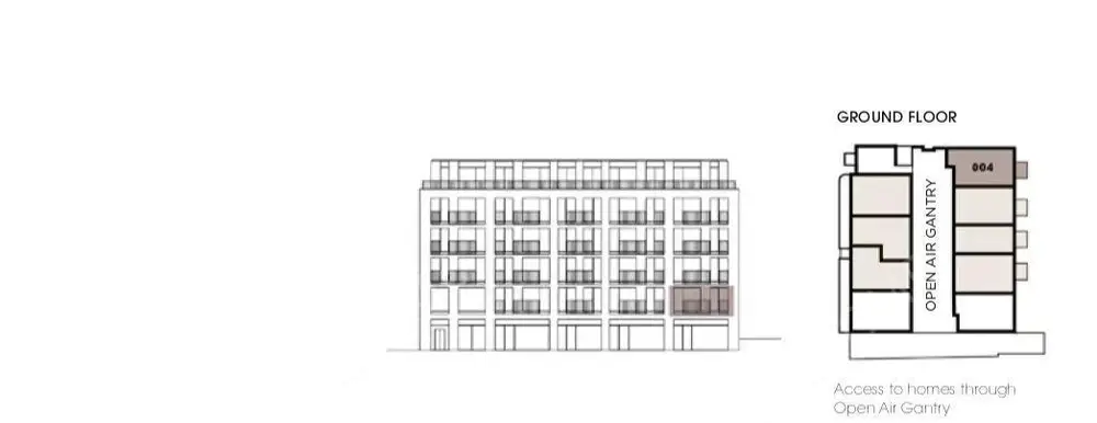 倫敦租房Barracks Court 2B