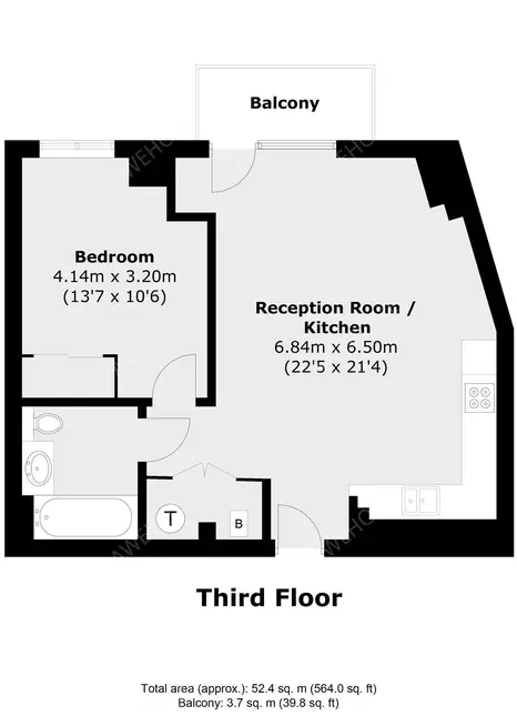 倫敦租房151 Tower Bridge Road 1B