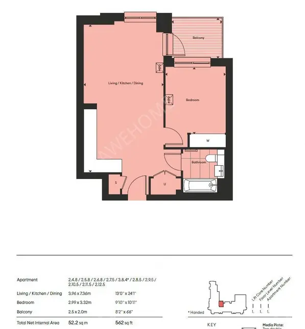 倫敦租房Oval Village 1B