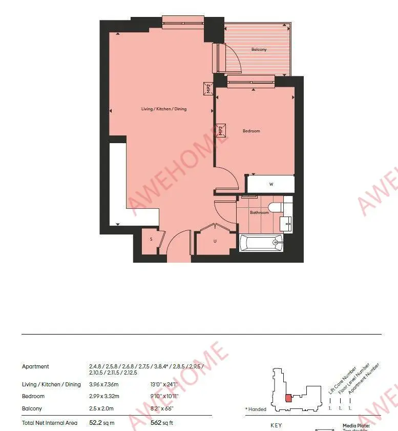 倫敦租房Oval Village 1B