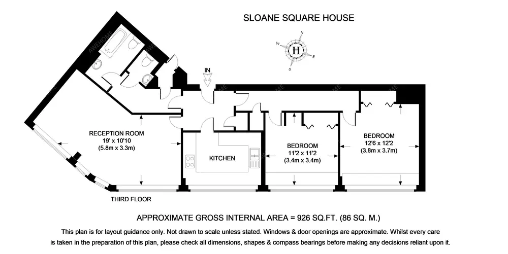 倫敦租房Holbein Place 2B