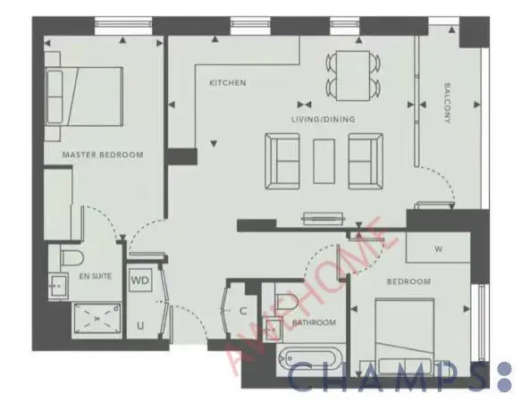 倫敦租房Blenheim Mansions N8 2B
