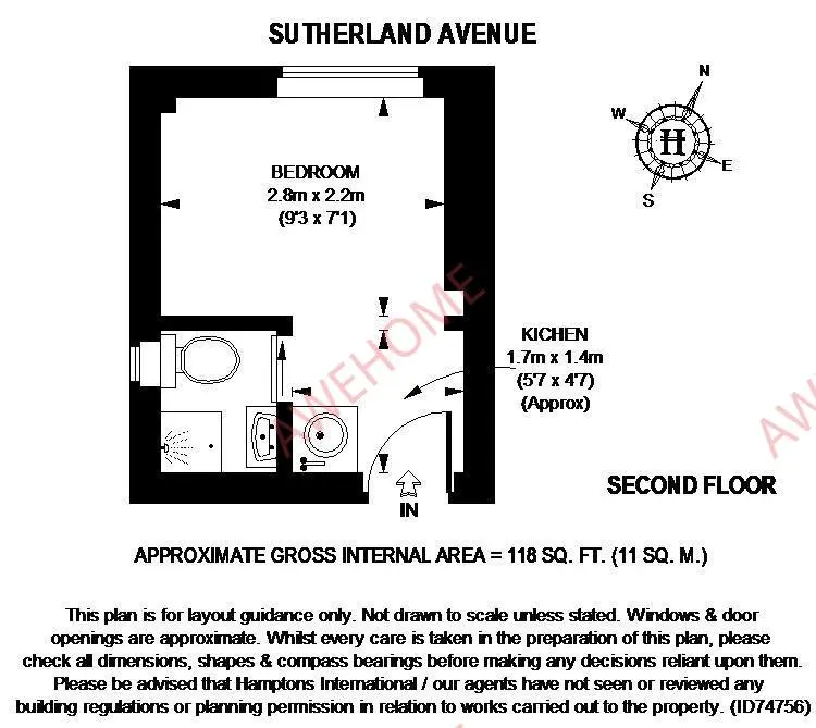 倫敦租房Sutherland Avenue
