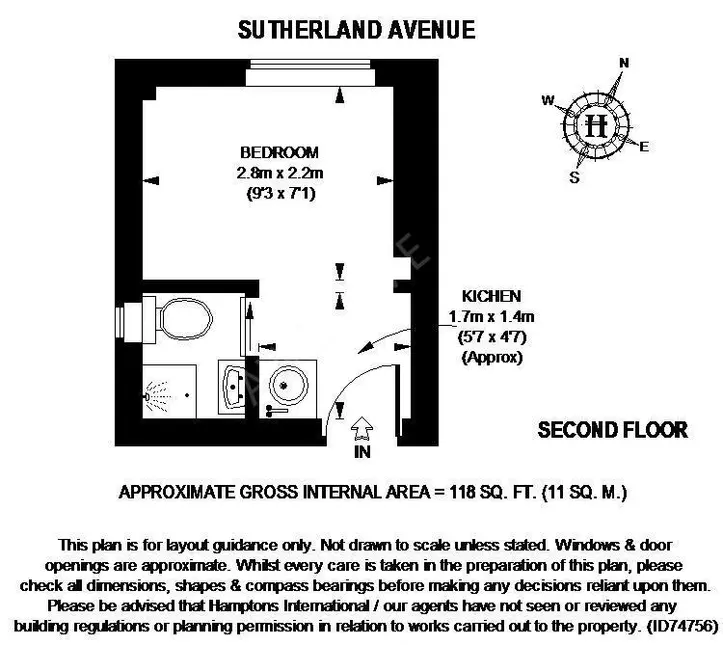 倫敦租房Sutherland Avenue