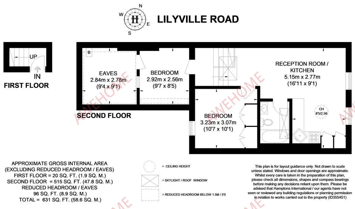 倫敦租房Lilyville Road 2B