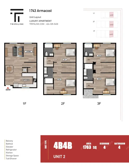 洛杉磯租房1743 Armacost Ave