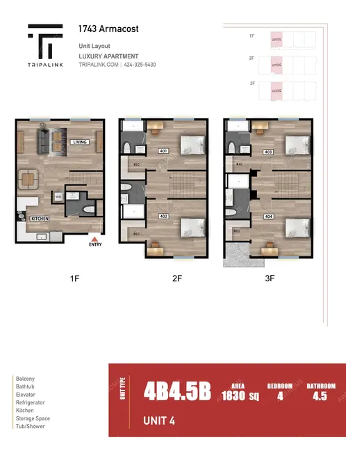 洛杉磯租房1743 Armacost Ave