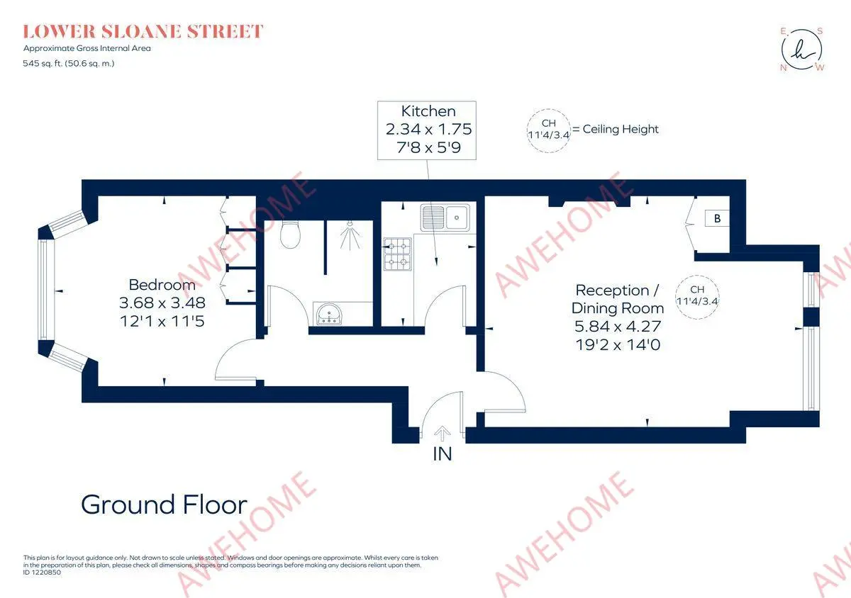 倫敦租房Lower Sloane Street 1B