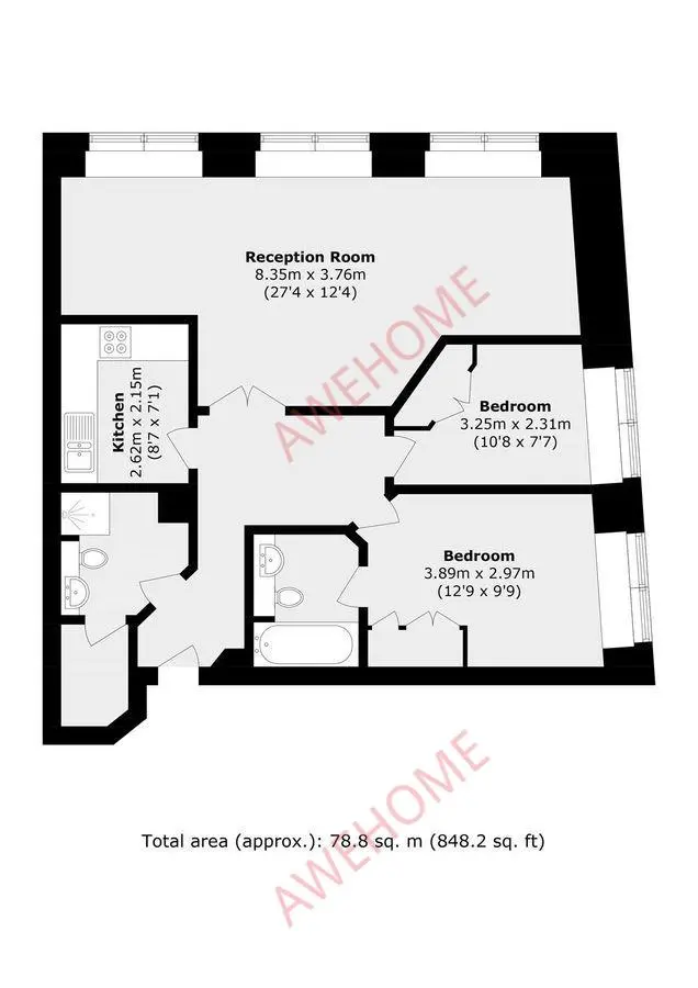 倫敦租房Whitehouse Apartments 2B