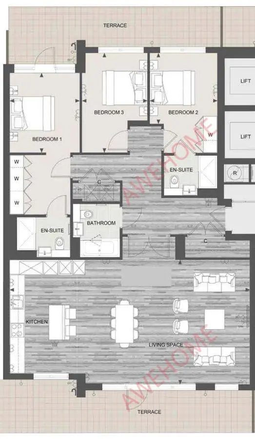 倫敦租房Cornelia House 3B