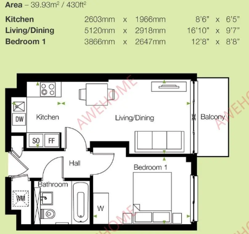 倫敦租房Central Apartments 1B