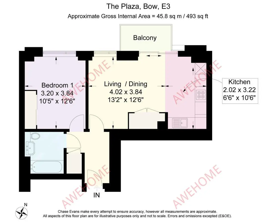 倫敦租房Jefferson Plaza 1B