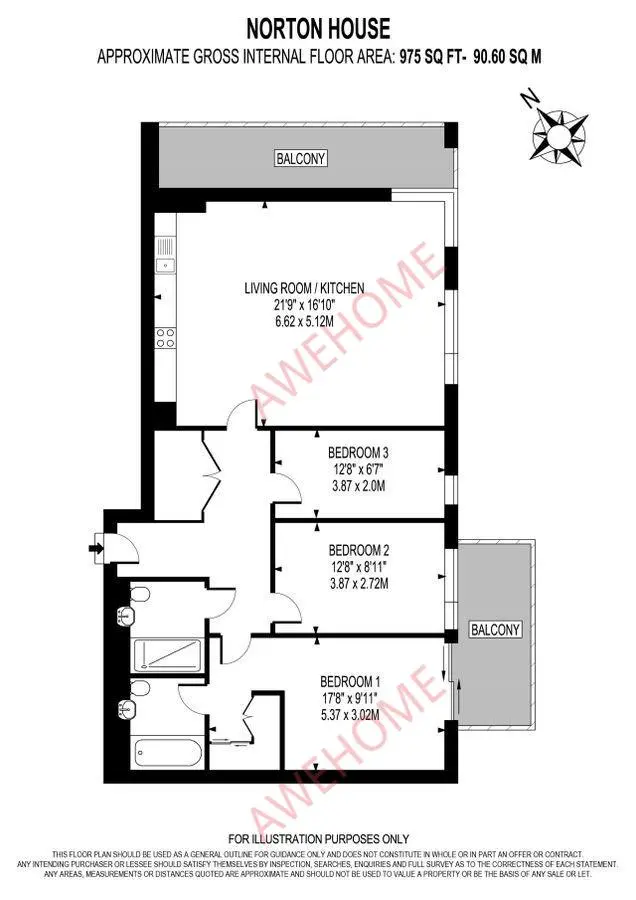 倫敦租房Norton House 3B
