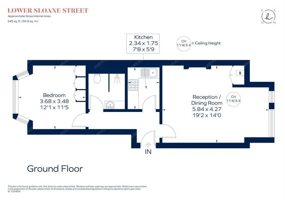 倫敦租房Lower Sloane Street 1B