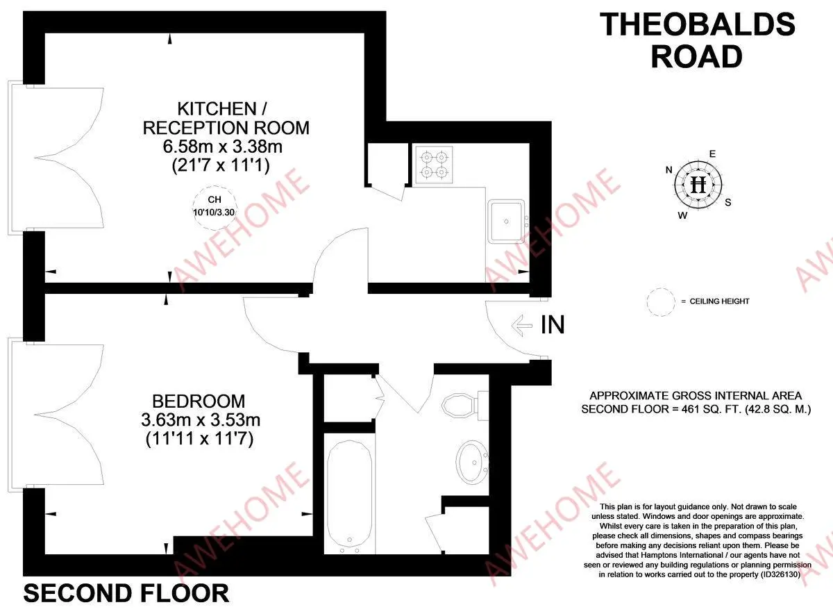 倫敦租房Theobalds Road 1B