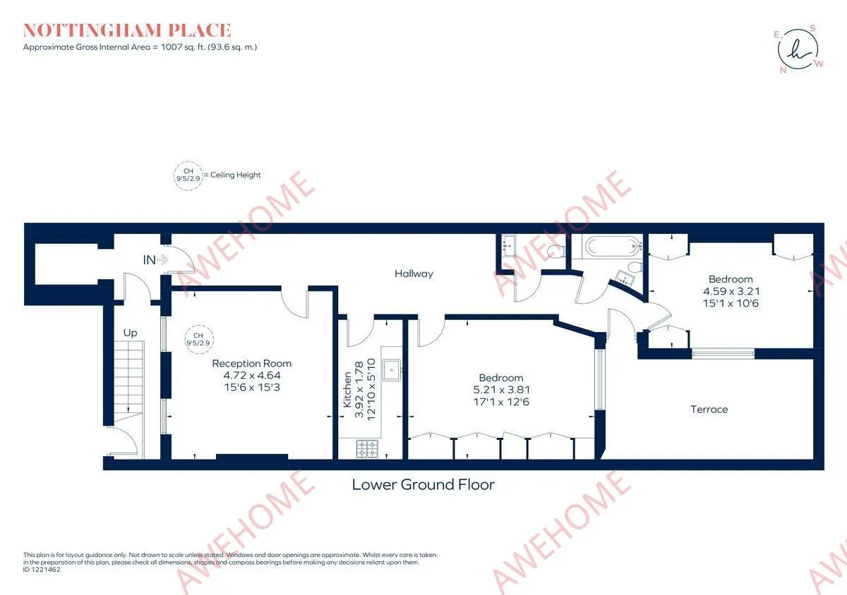 倫敦租房Nottingham Place 2B
