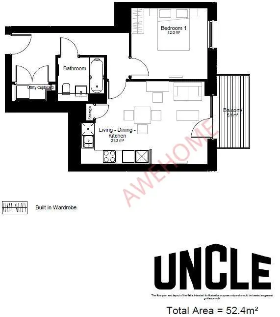 倫敦租房UNCLE Southall 1B