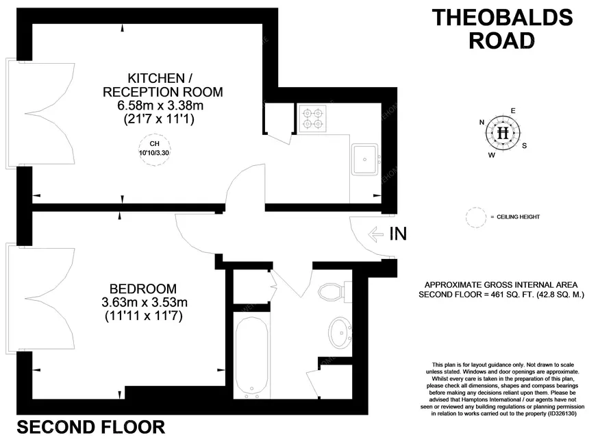 倫敦租房Theobalds Road 1B