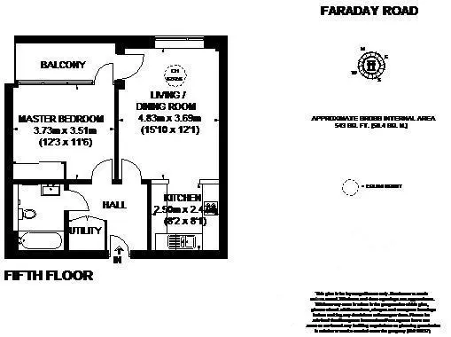 倫敦租房Faraday Road 1B