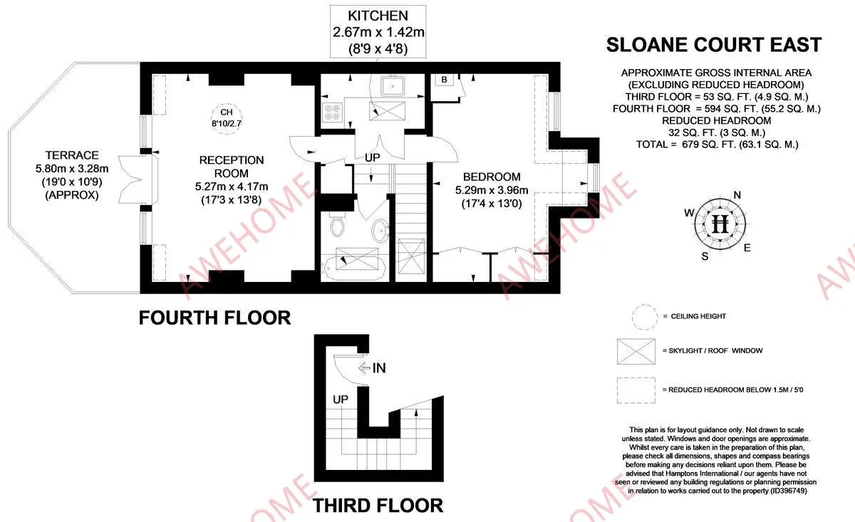倫敦租房Sloane Court East 1B